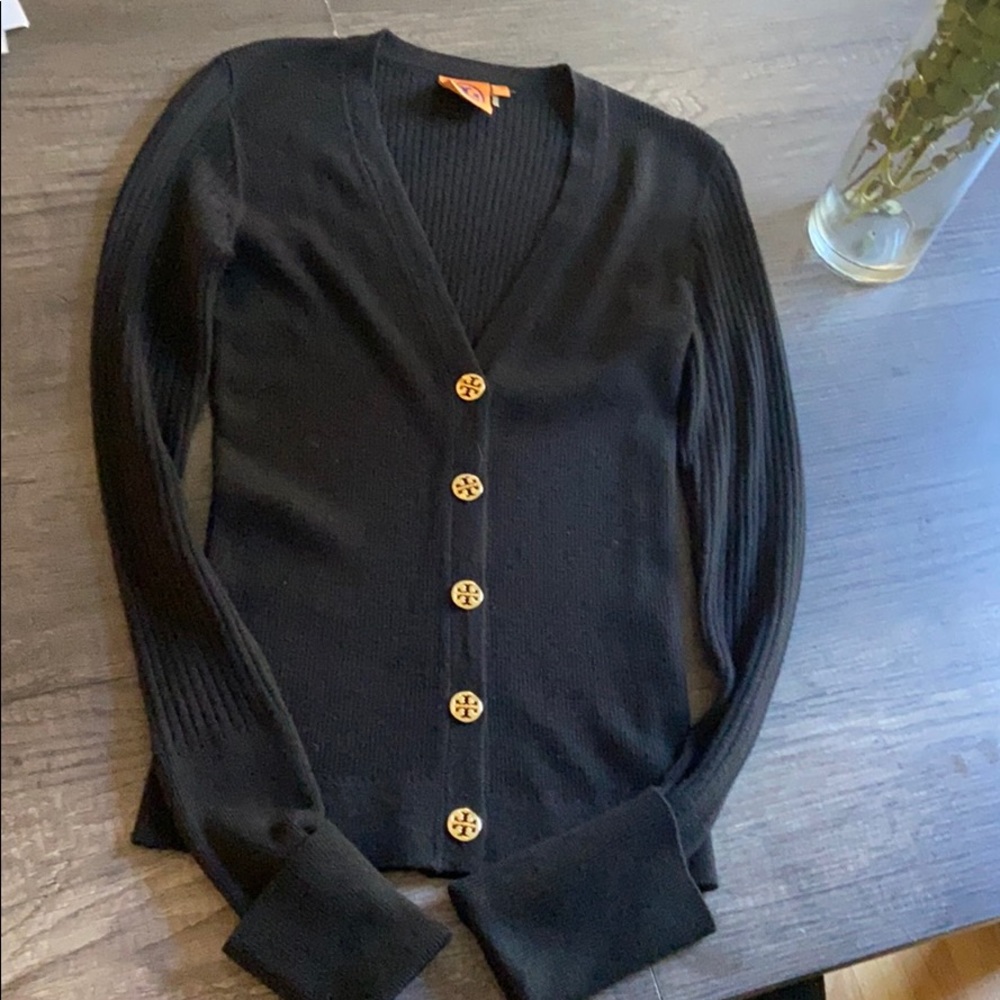 Tory Burch Black Cardigan